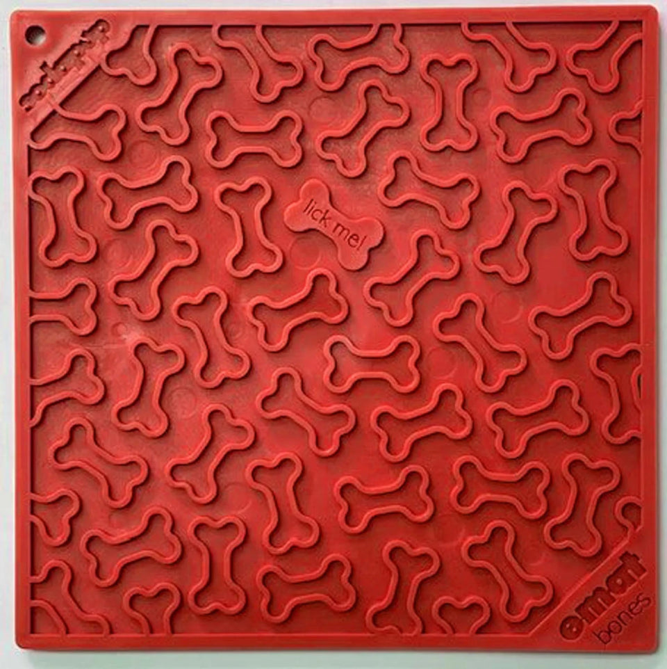 SodaPup Bones Design eMat Enrichment Lick Mat, 8 in, view 5