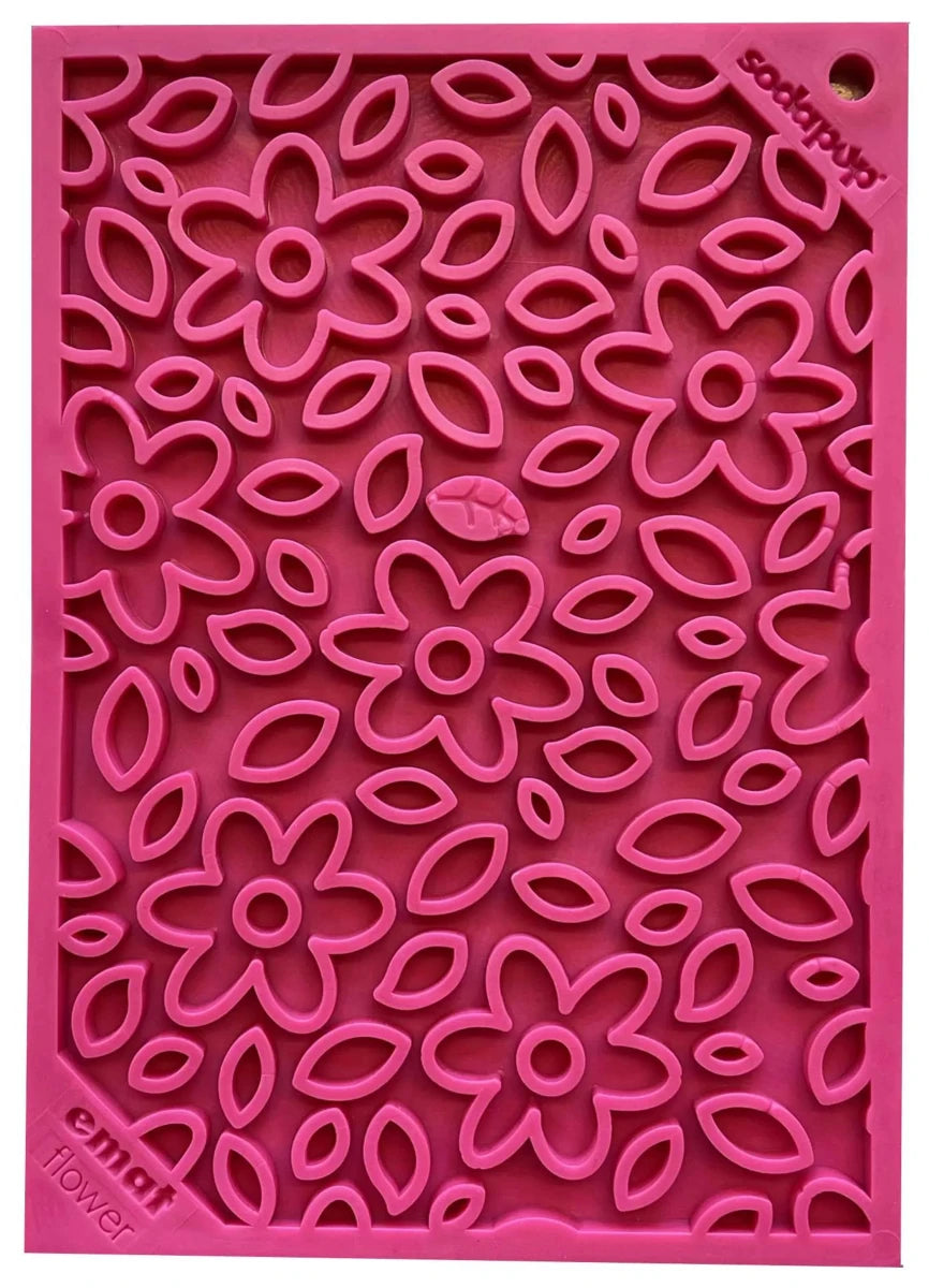 SodaPup Flower Power Design eMat Enrichment Lick Mat, Small and Large, view 3