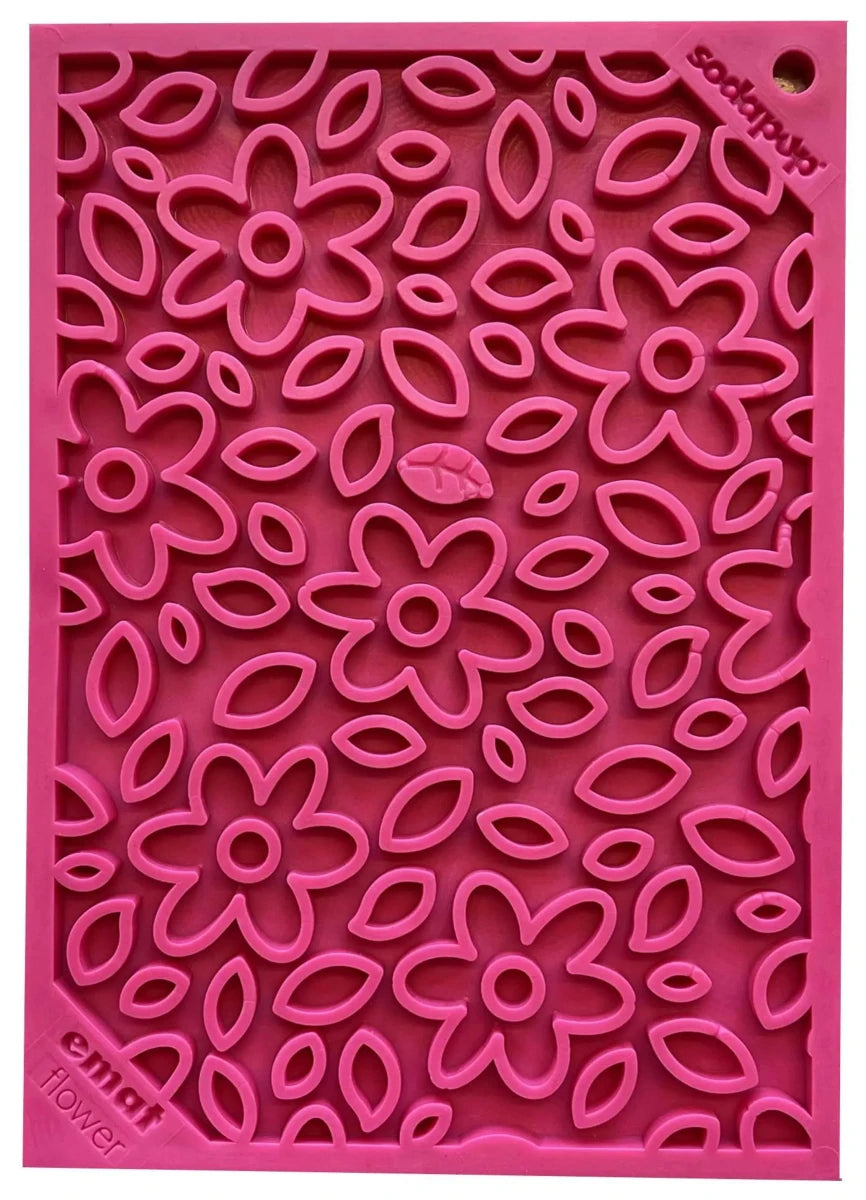 SodaPup Flower Power Design eMat Enrichment Lick Mat, Small and Large, view 5