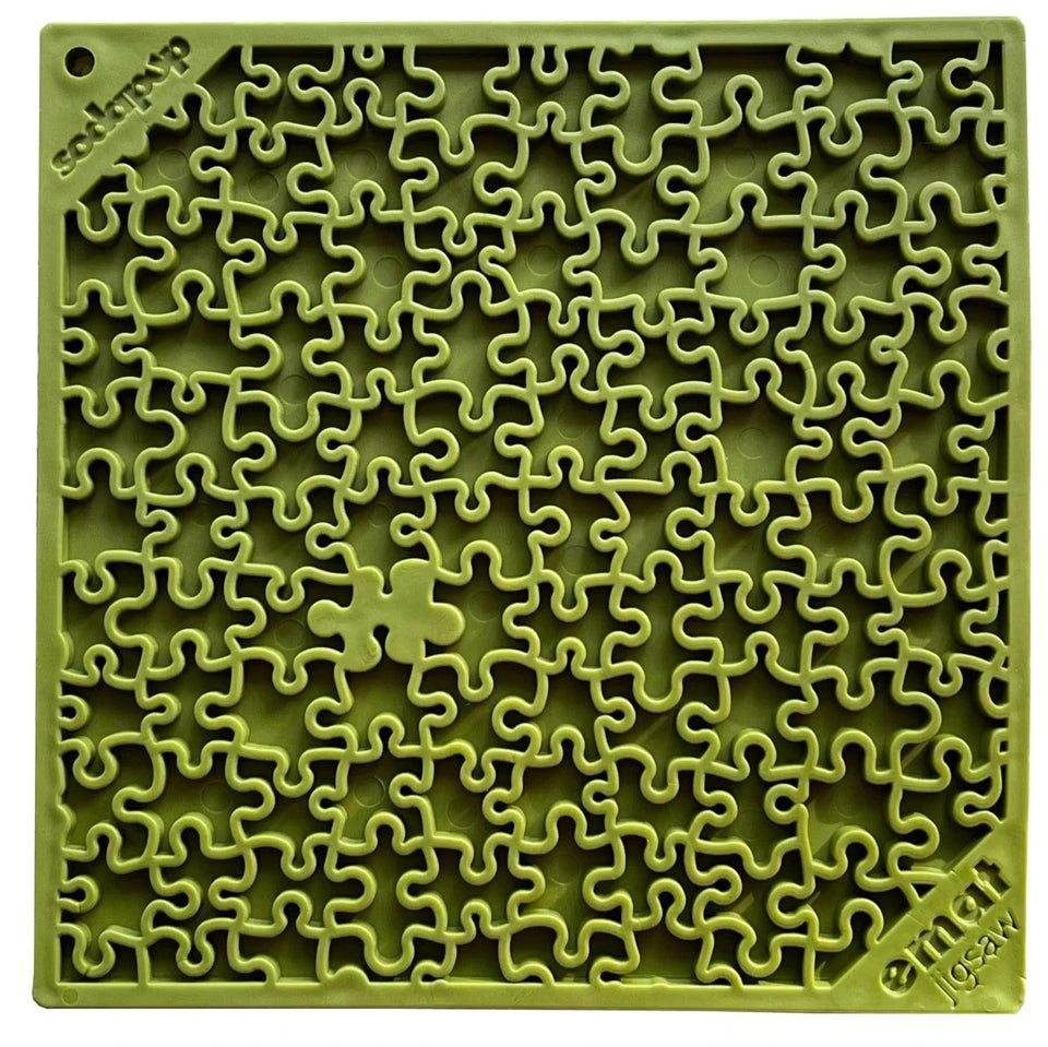 SodaPup Jigsaw Design eMat Enrichment Lick Mat, 8 in, view 4