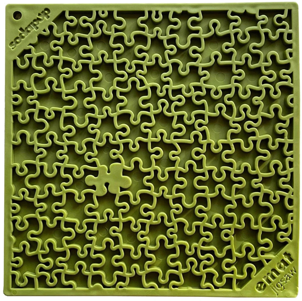 SodaPup Jigsaw Design eMat Enrichment Lick Mat, 8 in, view 7