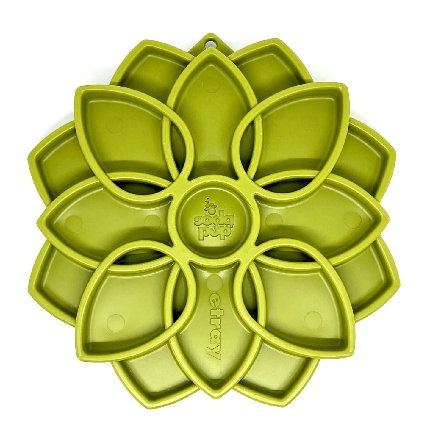 SodaPup Mandala Design eTray Enrichment Slow Feeder Tray | 8 Inch
