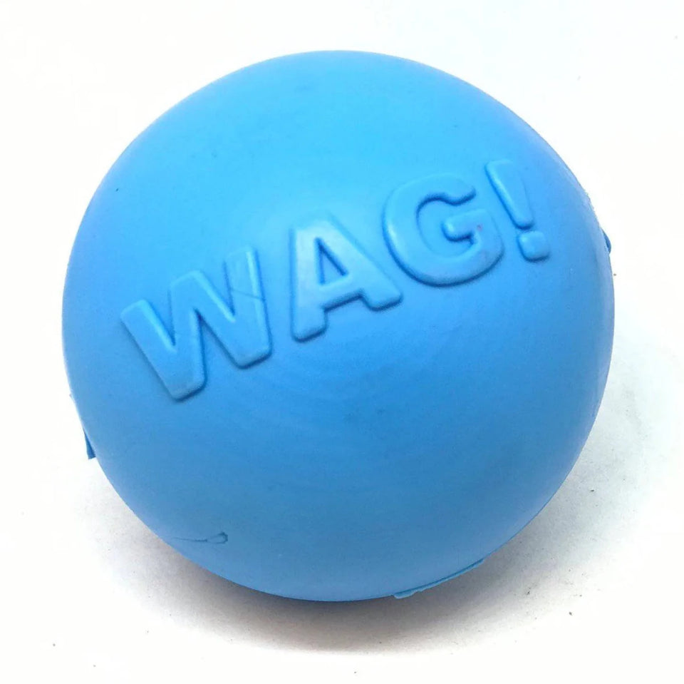 SP Wag Ball Ultra Durable Synthetic Rubber Chew Dog Toy & Floating Retrieving Toy - Pets Perfect