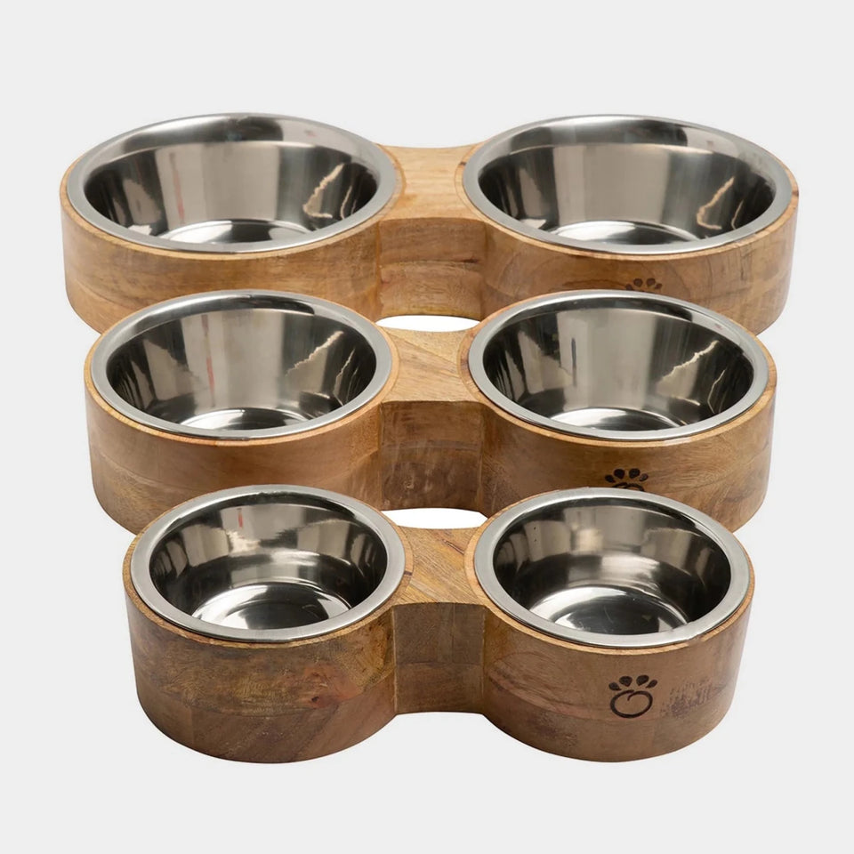 GF Pet Wood & Metal Feeder Double Diner, view 9