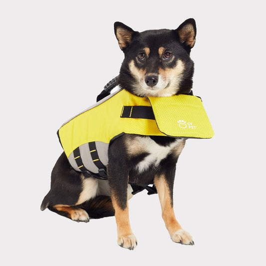 GF Pet Life Vest - High Buoyancy Dog Flotation Device with Handle