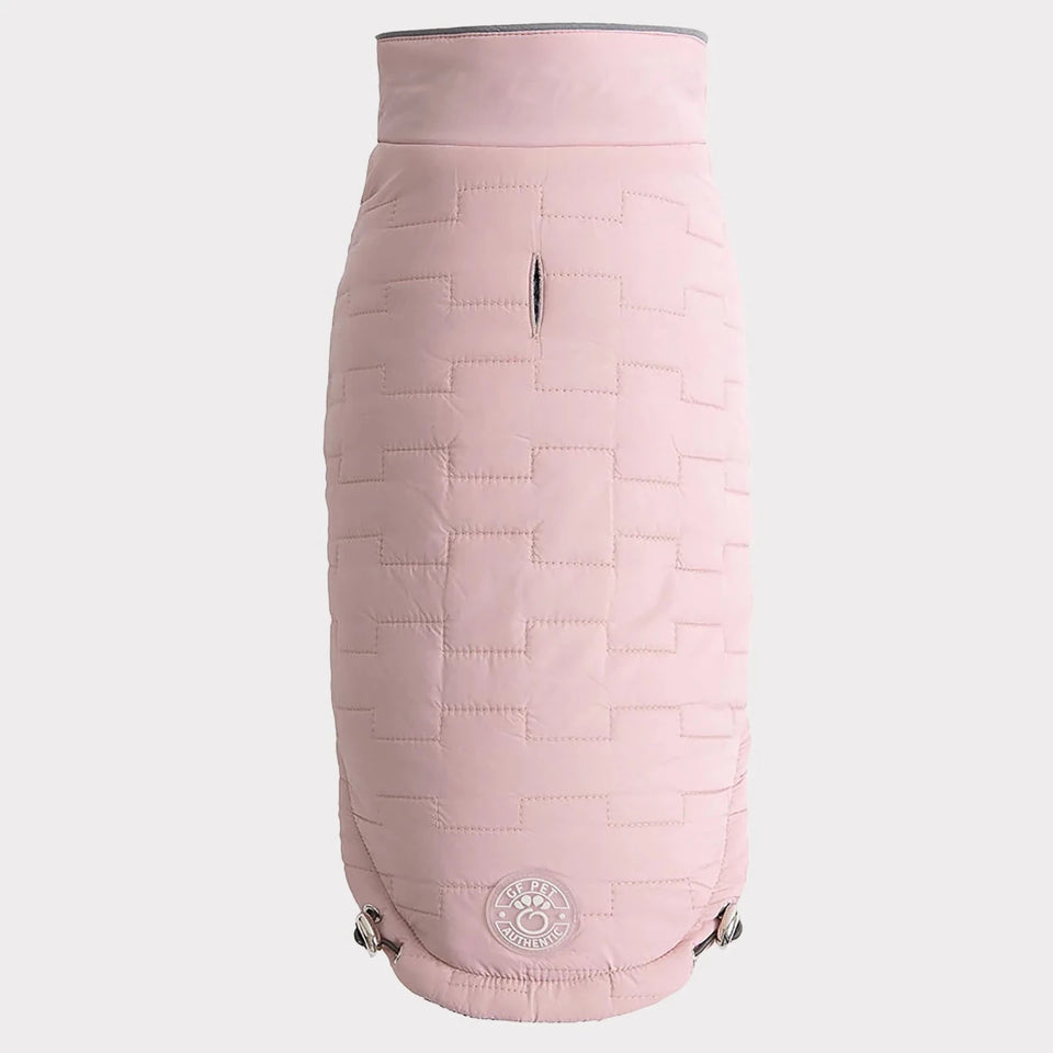 GF Pet Reversible Elasto-Fit Chalet Jacket - 2-in-1 Dog Coat, Pink/2XL, view 16