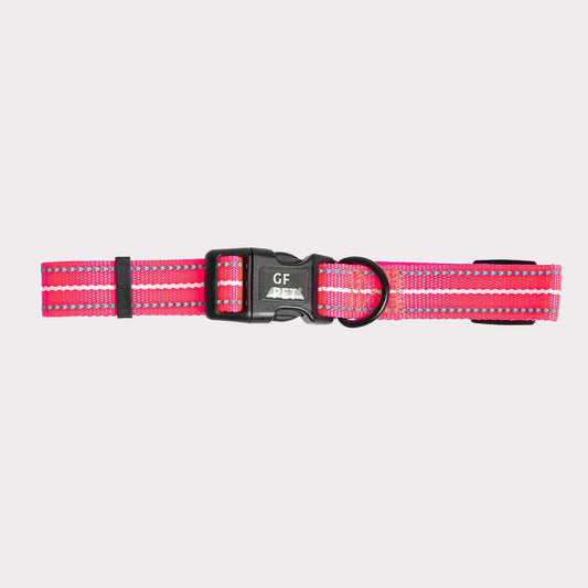 GF Pet Reflective Dog Collar - High Visibility Safety Collar for Night Walks
