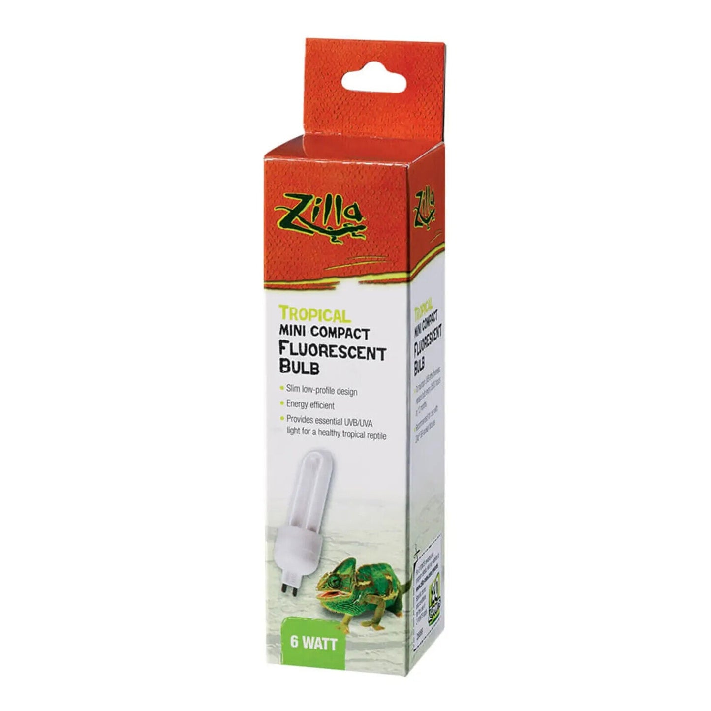 Zilla Mini Compact Fluorescent UVB Bulb - Tropical, 6W