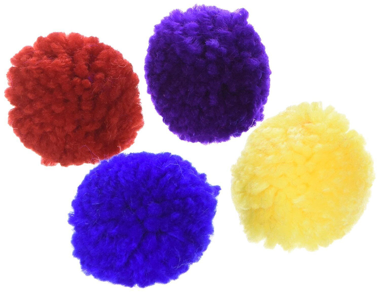 Spot Wool Pom Poms Cat Toy with Catnip Assorted, 1.5 in 4 ct, view 4