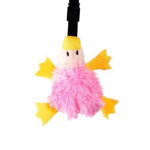 Marshall Pet Products Ferret Bungee Toy Platypus Pink One Size