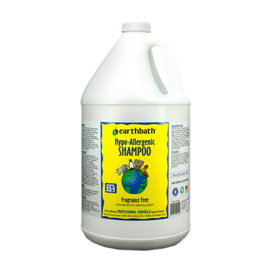 Earthbath Dog Hypoallergenic Shampoo - Fragrance Free 1 Gallon