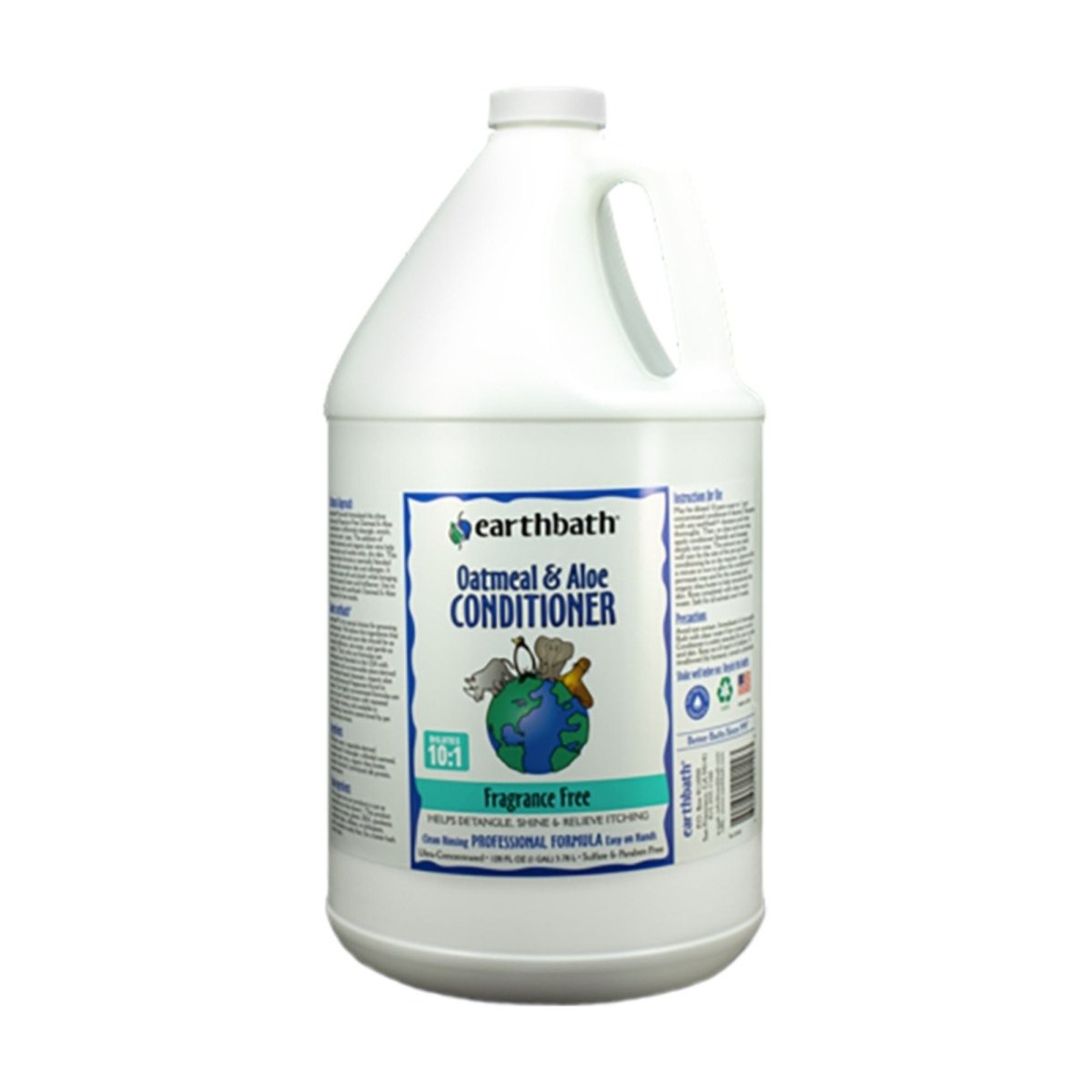 Earthbath Dog Oatmeal & Aloe Conditioner - Fragrance Free 1 Gallon - Pets Perfect