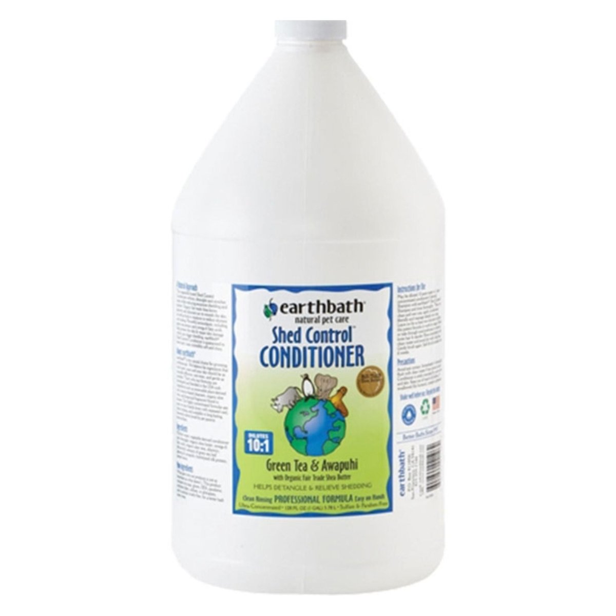 Earthbath Dog Shed Control Conditioner - Green Tea & Awapuhi 1 Gallon - Pets Perfect