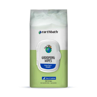 Earthbath Grooming Wipes, Green Tea & Awapuhi 100 ct