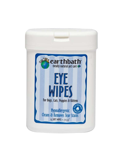 Earthbath Eye Wipes for Dogs, Cats, Puppies, & Kittens