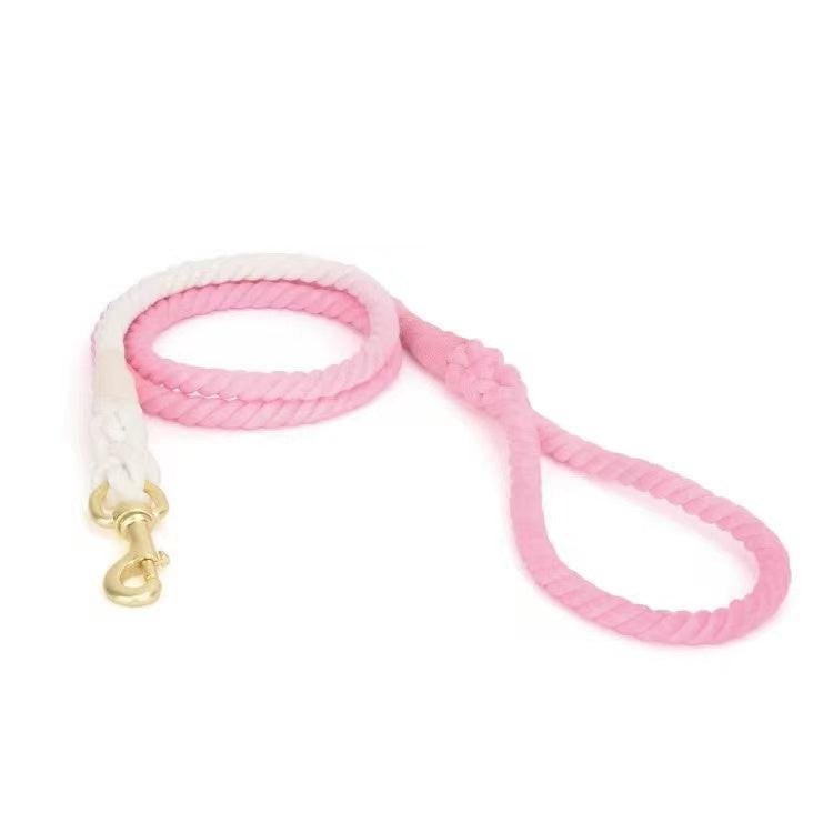 Dog Rope Dog Leash - Ombré Pink