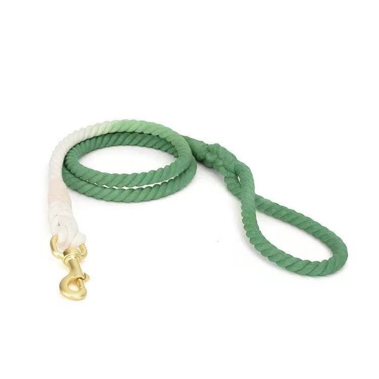 Dog Rope Dog Leash - Ombré Green