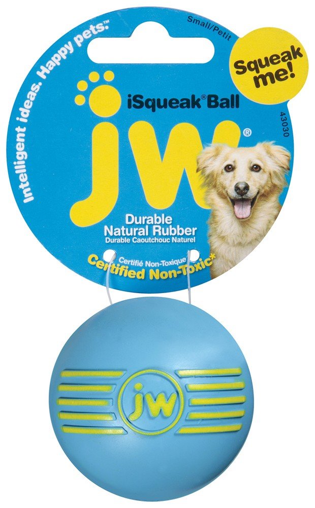 JW Pet iSqueak Ball Dog Toy Assorted 1ea/SM - Pets Perfect