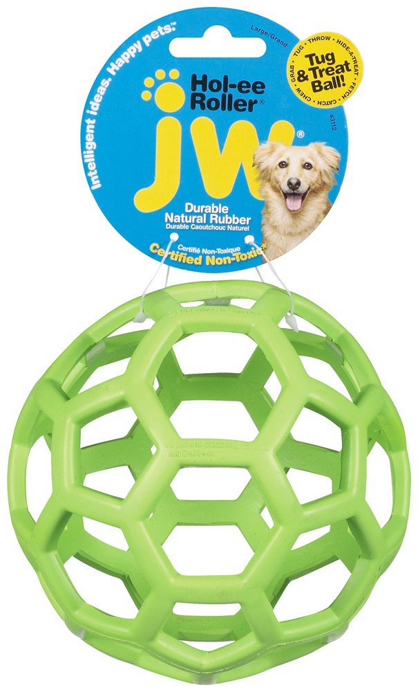 JW Pet Hol - ee Roller Dog Toy Assorted 1ea/LG - Pets Perfect