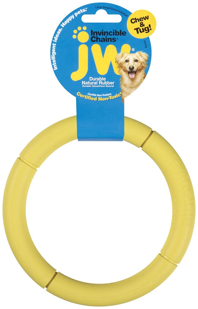 JW Pet Invincible Single Chain Dog Toy - Large