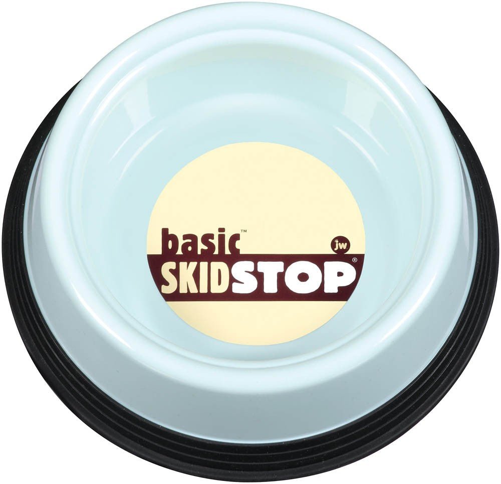 JW Pet Skid Stop Basic Dog Bowl Assorted 1ea/MD - Pets Perfect