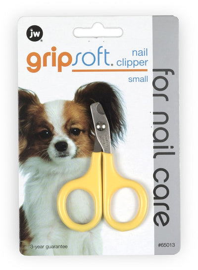 JW Pet Dog Nail Clipper Grey/Yellow Small