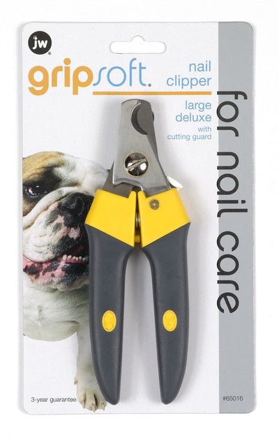 JW Pet Deluxe Dog Nail Clipper Grey/Yellow Large