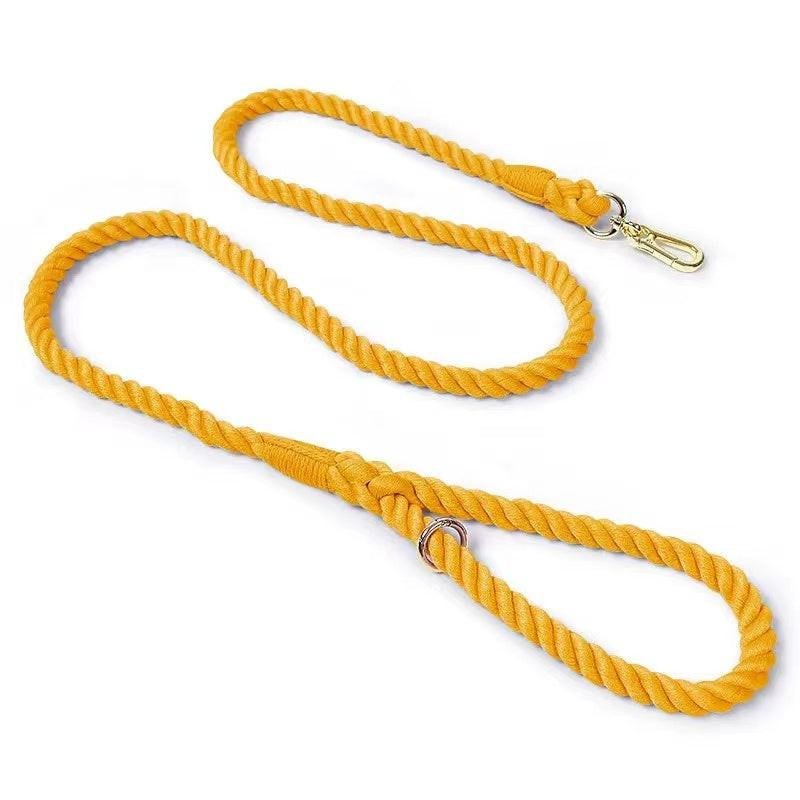Dog Rope Dog Leash - Saffron, view 2