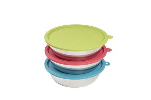 Messy Mutts Dog Bowl and Lid Set 1.5 Cup 6 Pack - Pets Perfect