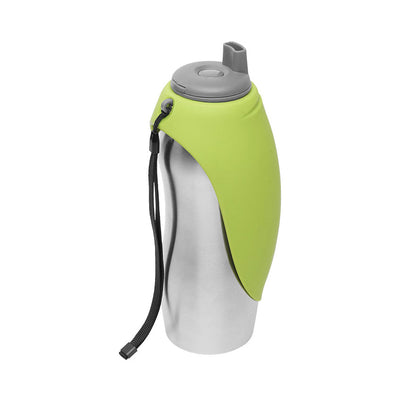 Messy Mutts Dog Travel Water Bottle Bowl Green Default Title