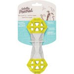 Messy Mutts Totally Dog Flex N Squeak Toy Grey Green - Pets Perfect