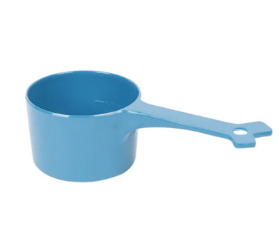 Messy Mutts Dog Cat Dry Dog Food Scoop 1 Cup Blue