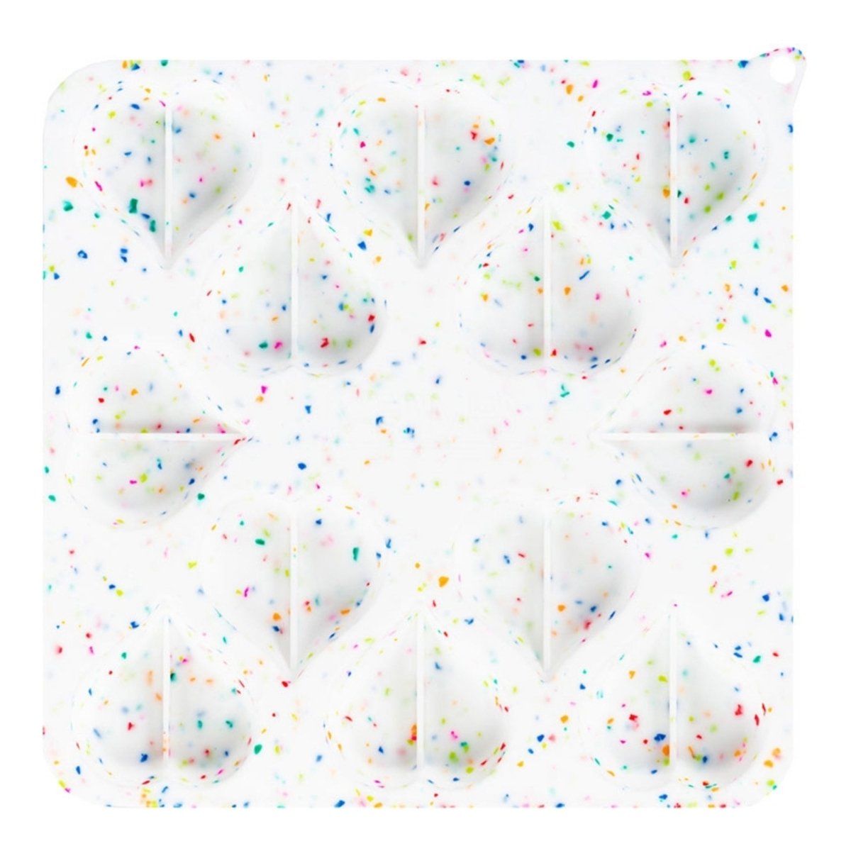Messy Mutts Dog Treat Making Mold Heart Confetti - Pets Perfect