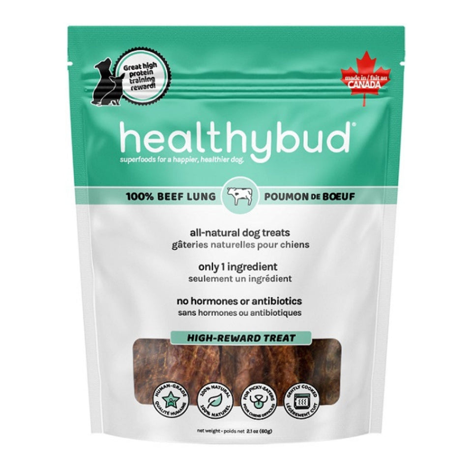 Healthy Bud Dog 2.1oz. Beef Lung