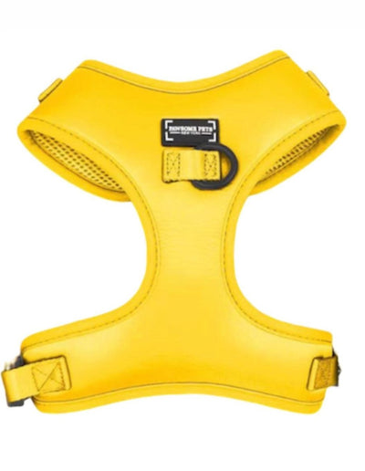 Adjustable Silk Dog Harness -Yellow