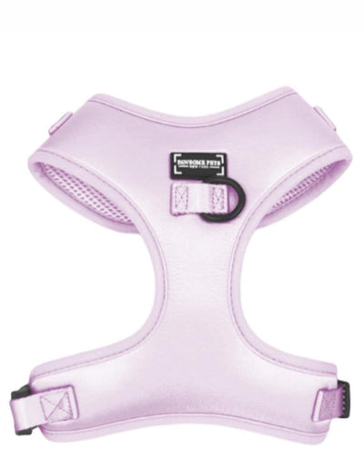 Adjustable Silk Dog Harness, Light Purple