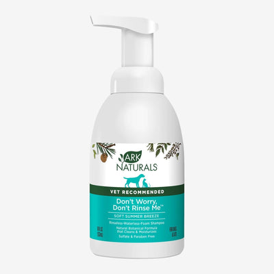 Ark Naturals Don't Worry Don't Rinse Me Waterless Dog And Cat Pet Shampoo, 18 oz. Bottle
