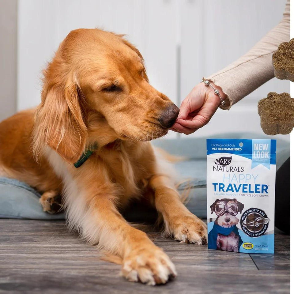 Ark Naturals Happy Traveler Dog And Cat Soft Dog Chews, 75 ct