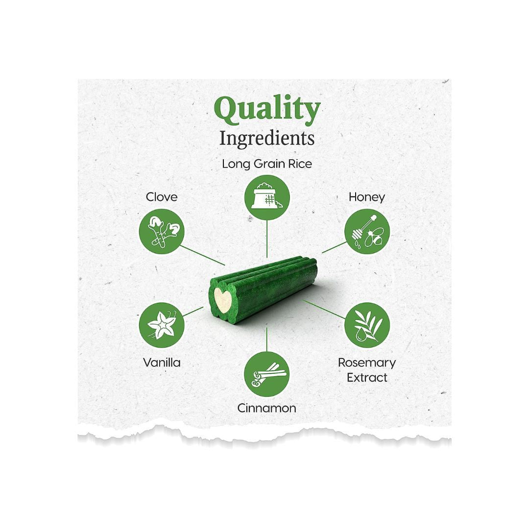 Ark Naturals Breath - Less Brushless Toothpaste Medium To Large Dog Chews, 18 - oz. Bag - Pets Perfect
