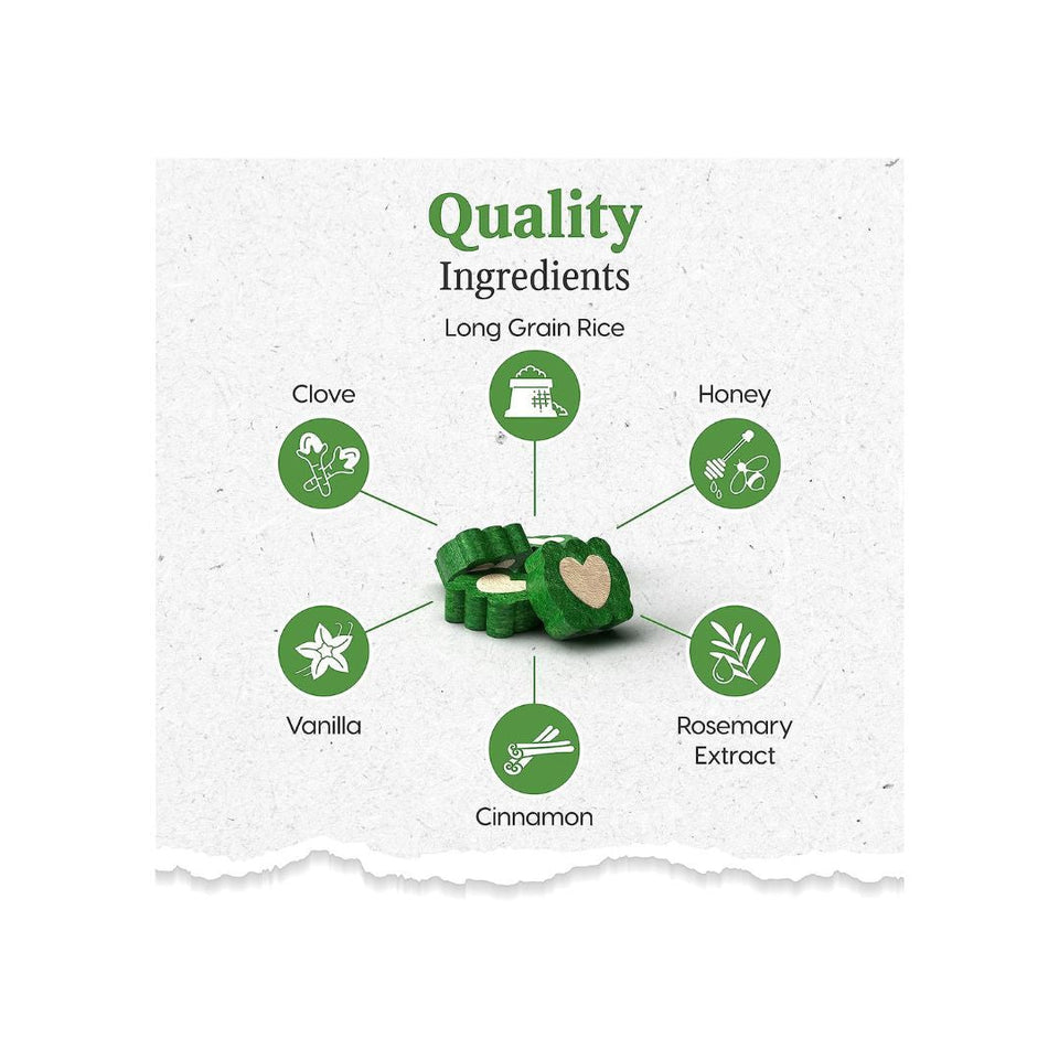 Ark Naturals Breath-Less Brushless Toothpaste Mini Dog & Cat Dog Chews, 4-oz. Bag