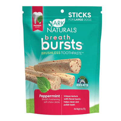 Ark Naturals Dog Breath Bursts Peppermint Sticks 6 oz