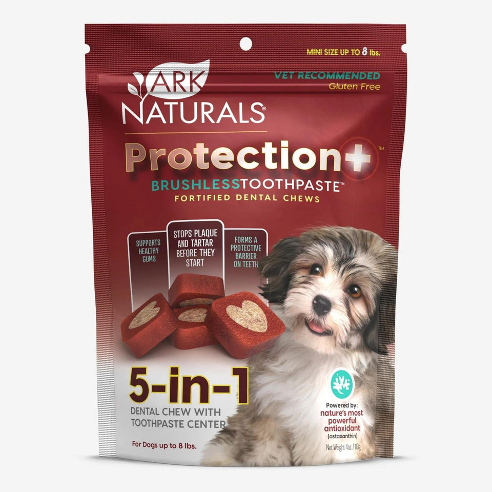 Ark Naturals Protection+ Toothpaste 5-in-1 -4 oz Mini Dog Chews