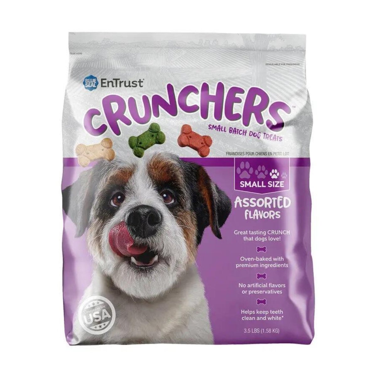 Blue Seal Entrust Crunchers Small Batch Dog Treats Assorted Small - 3.5Lbs. - Pets Perfect
