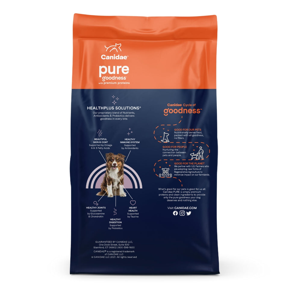 Pure Grain Free Dog Food Fresh Bison 21 Lb