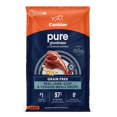 Pure Grain Free Dog Food Lamb/Goat/Venison 22 Lb