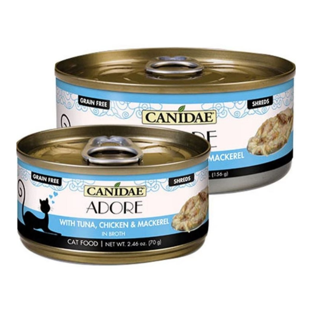 CANIDAE PURE Goodness Canned Cat Food Tuna, Chicken Mackerel in Broth, 24ea/2.46 oz - Pets Perfect