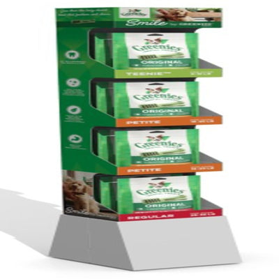 Greenies Original Dog Treats Mini Tower 9 ct Display 12 oz