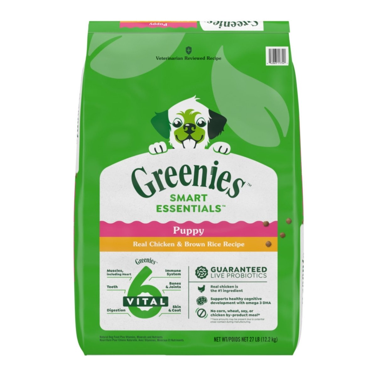 Greenies Smart Essentials Puppy High Protein Dry Dog Food Chicken, 1ea/27 lb - Pets Perfect