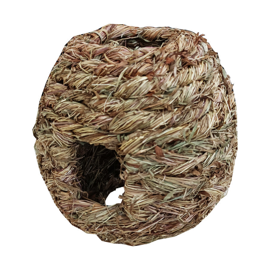 A E Cages Small Animal MultiHole Grass Play Ball Natural, Medium
