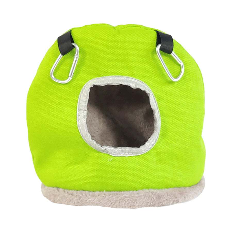 A & E Cages Happy Beaks Snuggle Sack Bird Hut Assorted 1ea/MD